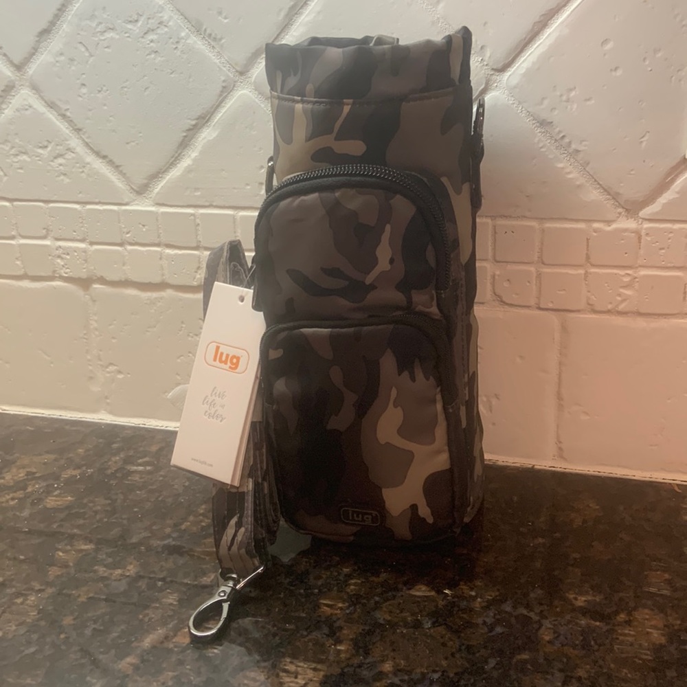 Lug Brand Huggie | Camouflage Water Bottle Bag Only